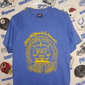 Vintage 1980s NAACP Alta Dena California Black History African American T-Shirt